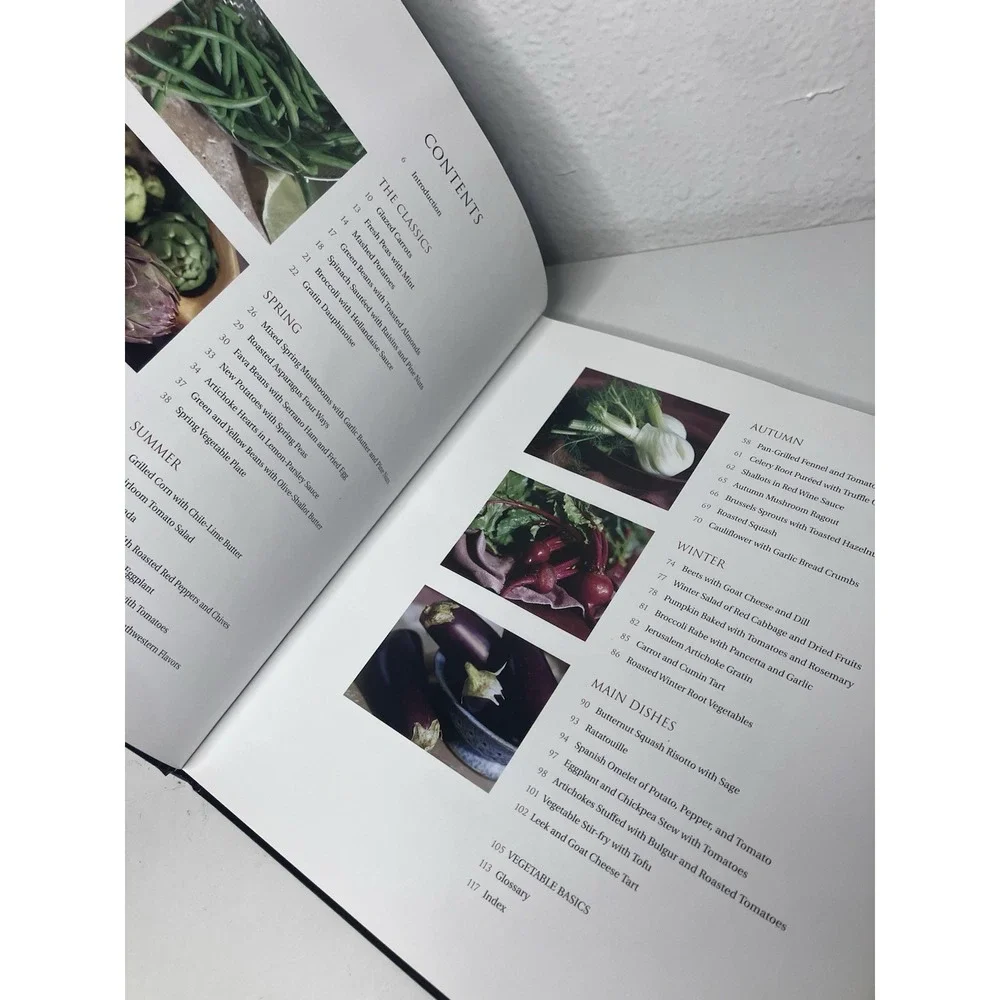 Williams Sonoma Vegetable Cookbook Collection Hardcover Recipes Cooking Food